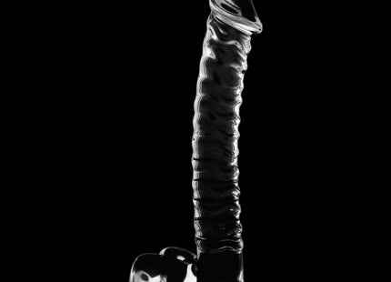 NEBULA SERIES BY IBIZA - MODELL 23 DILDO BOROSILIKATGLAS - 21.5 CM -O- 4 CM - Glas Analplug