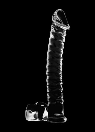 NEBULA SERIES BY IBIZA - MODELL 23 DILDO BOROSILIKATGLAS - 21.5 CM -O- 4 CM - Glas Analplug