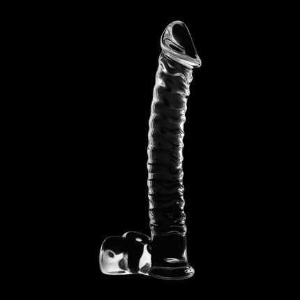 NEBULA SERIES BY IBIZA - MODELL 23 DILDO BOROSILIKATGLAS - 21.5 CM -O- 4 CM - Glas Analplug
