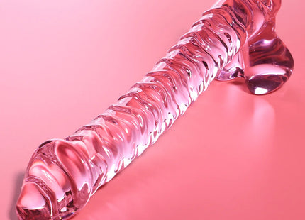 NEBULA SERIES BY IBIZA - MODELL 23 DILDO BOROSILIKATGLAS - 21.5 CM -O- 4 CM - Glas Analplug
