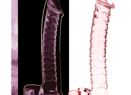 NEBULA SERIES BY IBIZA - MODELL 23 DILDO BOROSILIKATGLAS - 21.5 CM -O- 4 CM - Glas Analplug