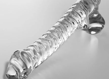 NEBULA SERIES BY IBIZA - MODELL 23 DILDO BOROSILIKATGLAS - 21.5 CM -O- 4 CM - Glas Analplug