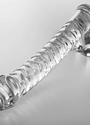 NEBULA SERIES BY IBIZA - MODELL 23 DILDO BOROSILIKATGLAS - 21.5 CM -O- 4 CM - Glas Analplug