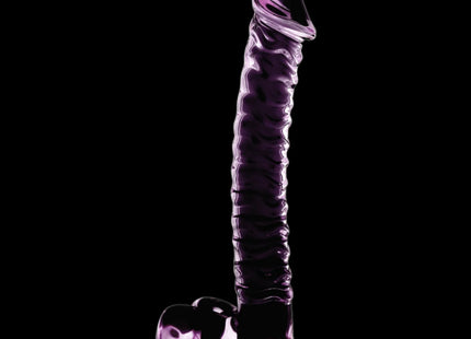 NEBULA SERIES BY IBIZA - MODELL 23 DILDO BOROSILIKATGLAS - 21.5 CM -O- 4 CM - Glas Analplug