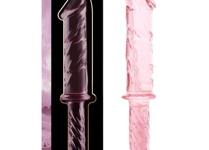 NEBULA SERIES BY IBIZA - MODELL 24 DILDO BOROSILIKATGLAS KLAR 28.5 CM -O- 5 CM - Glas Analplug