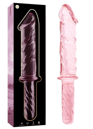 NEBULA SERIES BY IBIZA - MODELL 24 DILDO BOROSILIKATGLAS KLAR 28.5 CM -O- 5 CM - Glas Analplug