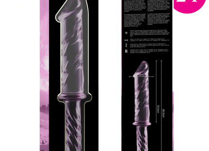 NEBULA SERIES BY IBIZA - MODELL 24 DILDO BOROSILIKATGLAS KLAR 28.5 CM -O- 5 CM - Glas Analplug