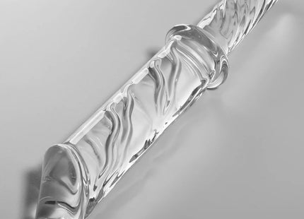 NEBULA SERIES BY IBIZA - MODELL 24 DILDO BOROSILIKATGLAS KLAR 28.5 CM -O- 5 CM - Glas Analplug