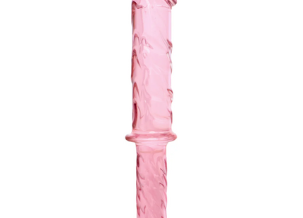 NEBULA SERIES BY IBIZA - MODELL 24 DILDO BOROSILIKATGLAS KLAR 28.5 CM -O- 5 CM - ROSA - Glas Analplug