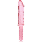 NEBULA SERIES BY IBIZA - MODELL 24 DILDO BOROSILIKATGLAS KLAR 28.5 CM -O- 5 CM - ROSA - Glas Analplug