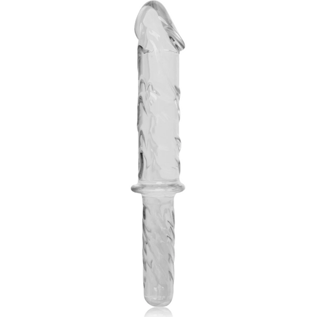 NEBULA SERIES BY IBIZA - MODELL 24 DILDO BOROSILIKATGLAS KLAR 28.5 CM -O- 5 CM - TRANSPARENT - Glas Analplug