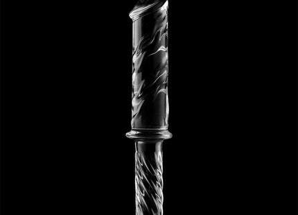 NEBULA SERIES BY IBIZA - MODELL 24 DILDO BOROSILIKATGLAS KLAR 28.5 CM -O- 5 CM - Glas Analplug