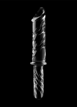 NEBULA SERIES BY IBIZA - MODELL 24 DILDO BOROSILIKATGLAS KLAR 28.5 CM -O- 5 CM - Glas Analplug
