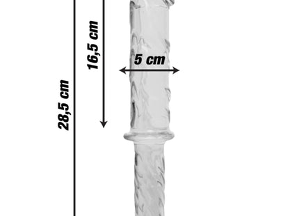 NEBULA SERIES BY IBIZA - MODELL 24 DILDO BOROSILIKATGLAS KLAR 28.5 CM -O- 5 CM - Glas Analplug