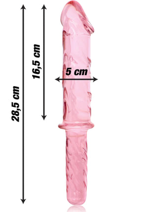 NEBULA SERIES BY IBIZA - MODELL 24 DILDO BOROSILIKATGLAS KLAR 28.5 CM -O- 5 CM - Glas Analplug