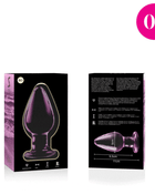 NEBULA SERIES BY IBIZA - MODELL 3 ANALPLUG BOROSILIKATGLAS TRANSPARENT 11 CM -O- 5 CM - Analplug