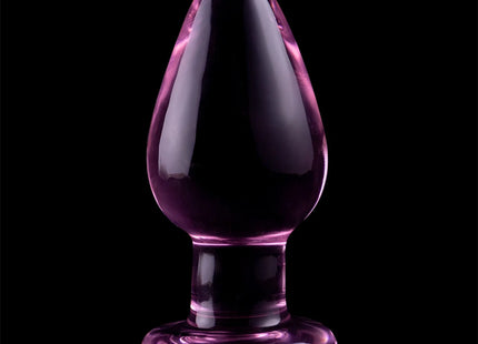 NEBULA SERIES BY IBIZA - MODELL 3 ANALPLUG BOROSILIKATGLAS TRANSPARENT 11 CM -O- 5 CM - Analplug