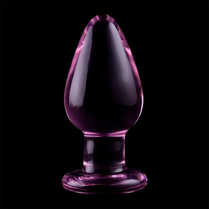 NEBULA SERIES BY IBIZA - MODELL 3 ANALPLUG BOROSILIKATGLAS TRANSPARENT 11 CM -O- 5 CM - Analplug