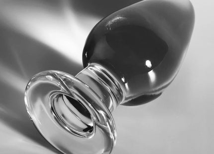 NEBULA SERIES BY IBIZA - MODELL 3 ANALPLUG BOROSILIKATGLAS TRANSPARENT 11 CM -O- 5 CM - Analplug