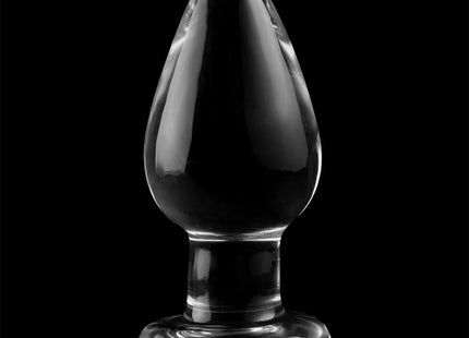NEBULA SERIES BY IBIZA - MODELL 3 ANALPLUG BOROSILIKATGLAS TRANSPARENT 11 CM -O- 5 CM - Analplug