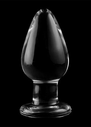 NEBULA SERIES BY IBIZA - MODELL 3 ANALPLUG BOROSILIKATGLAS TRANSPARENT 11 CM -O- 5 CM - Analplug