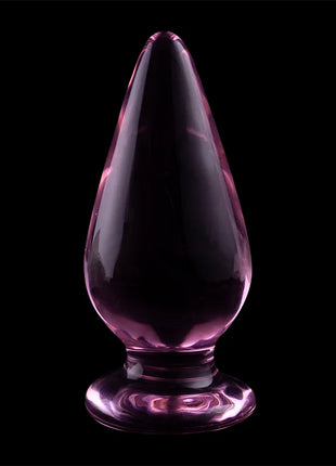 NEBULA SERIES BY IBIZA - MODELL 4 ANALPLUG BOROSILIKATGLAS KLAR 11 CM -O- 5 CM - Analplug