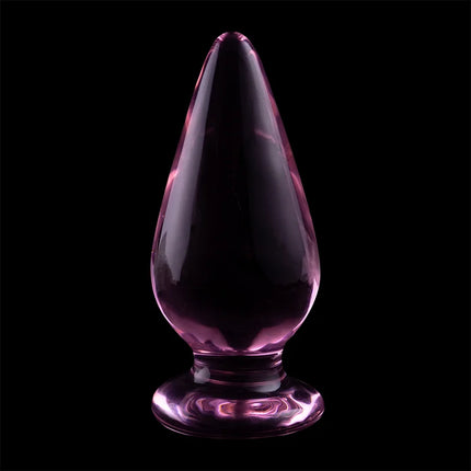 NEBULA SERIES BY IBIZA - MODELL 4 ANALPLUG BOROSILIKATGLAS KLAR 11 CM -O- 5 CM - Analplug
