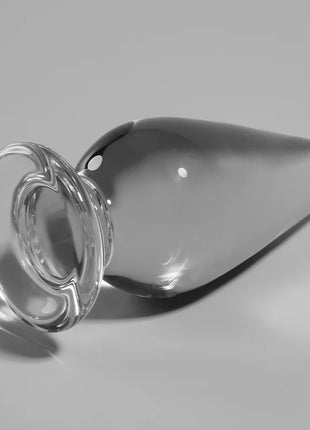 NEBULA SERIES BY IBIZA - MODELL 4 ANALPLUG BOROSILIKATGLAS KLAR 11 CM -O- 5 CM - Analplug