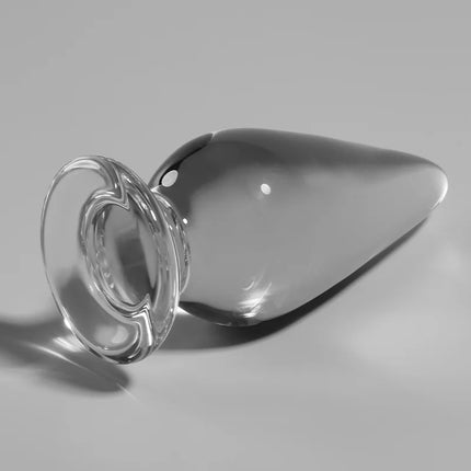 NEBULA SERIES BY IBIZA - MODELL 4 ANALPLUG BOROSILIKATGLAS KLAR 11 CM -O- 5 CM - Analplug