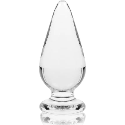 NEBULA SERIES BY IBIZA - MODELL 4 ANALPLUG BOROSILIKATGLAS KLAR 11 CM -O- 5 CM - Analplug