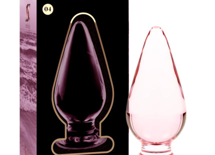 NEBULA SERIES BY IBIZA - MODELL 4 ANALPLUG BOROSILIKATGLAS KLAR 11 CM -O- 5 CM - Analplug