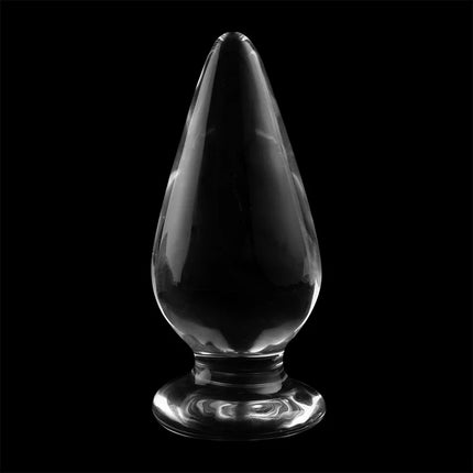 NEBULA SERIES BY IBIZA - MODELL 4 ANALPLUG BOROSILIKATGLAS KLAR 11 CM -O- 5 CM - Analplug