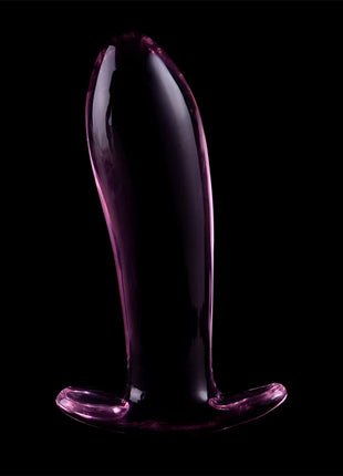 NEBULA SERIES BY IBIZA - MODELL 5 ANALPLUG BOROSILIKATGLAS KLAR 12.5 CM -O- 3.5 CM - Analplug