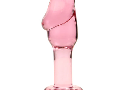 NEBULA SERIES BY IBIZA - MODELL 6 ANALPLUG BOROSILIKATGLAS KLAR 12.5 CM -O- 4 CM - Analplug