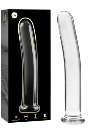 NEBULA SERIES BY IBIZA - MODELL 8 DILDO BOROSILIKATGLAS KLAR 14.5 CM -O- 2 CM - Glasdildo
