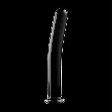 NEBULA SERIES BY IBIZA - MODELL 8 DILDO BOROSILIKATGLAS KLAR 14.5 CM -O- 2 CM - Glasdildo