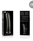 NEBULA SERIES BY IBIZA - MODELL 8 DILDO BOROSILIKATGLAS KLAR 14.5 CM -O- 2 CM - Glasdildo