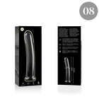 NEBULA SERIES BY IBIZA - MODELL 8 DILDO BOROSILIKATGLAS KLAR 14.5 CM -O- 2 CM - Glasdildo