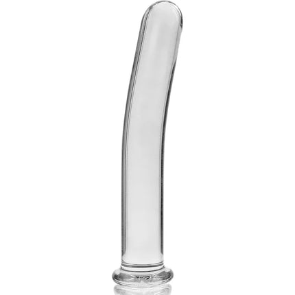 NEBULA SERIES BY IBIZA - MODELL 9 DILDO BOROSILIKATGLAS - 15.5 CM -O- 2.5 CM - TRANSPARENT - Glas Analplug