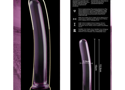 NEBULA SERIES BY IBIZA - MODELL 9 DILDO BOROSILIKATGLAS - 15.5 CM -O- 2.5 CM - Glas Analplug