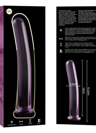 NEBULA SERIES BY IBIZA - MODELL 9 DILDO BOROSILIKATGLAS - 15.5 CM -O- 2.5 CM - Glas Analplug