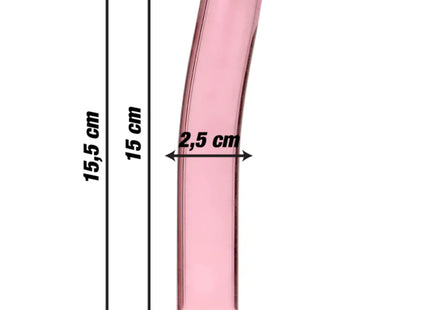 NEBULA SERIES BY IBIZA - MODELL 9 DILDO BOROSILIKATGLAS - 15.5 CM -O- 2.5 CM - Glas Analplug