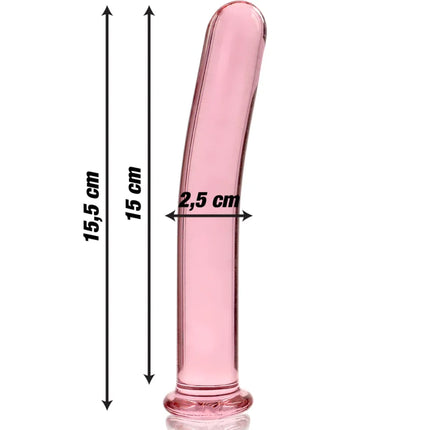 NEBULA SERIES BY IBIZA - MODELL 9 DILDO BOROSILIKATGLAS - 15.5 CM -O- 2.5 CM - Glas Analplug