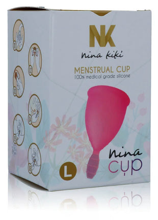 NINA KIKÍ - MENSTRUAL CUP ROSA - GRÖSSE L