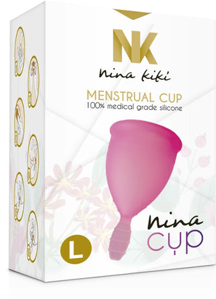 NINA KIKÍ - MENSTRUAL CUP ROSA - GRÖSSE L