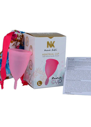 NINA KIKÍ - MENSTRUAL CUP ROSA - GRÖSSE L