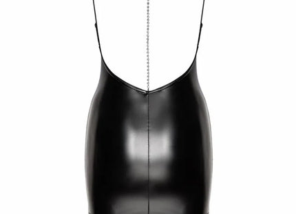 F307 Wetlook Minikleid von Noir Handmade - Minikleid