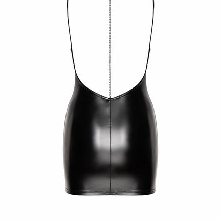 F307 Wetlook Minikleid von Noir Handmade - Minikleid
