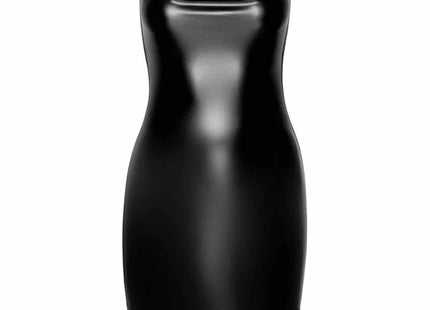 F307 Wetlook Minikleid von Noir Handmade - S / schwarz - Minikleid