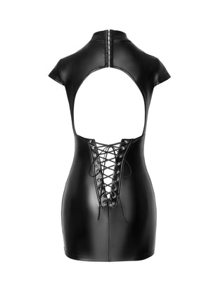 F309 Wetlook Minikleid von Noir Handmade - Minikleid